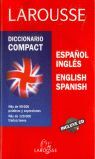 DICCIONARIO COMPACT ESPAÑOL INGLES INGLES ESPAÑOL LAROUSSE