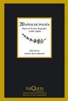 20 AÑOS DE POESIA 1989-2009 M-256