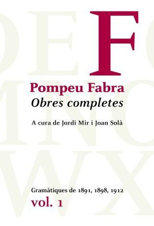 POMPEU FABRA OBRES COMPLETES