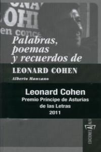PALABRAS POEMAS Y RECUERDOS DE LEONARD COHEN