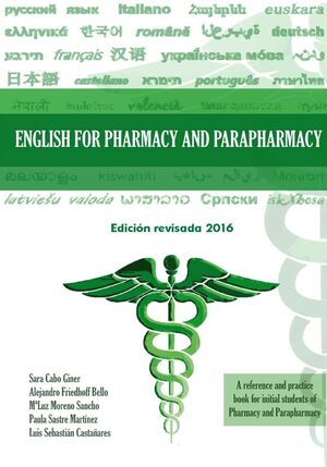 ENGLISH FOR PHARMACY AND PARAPHARMACY