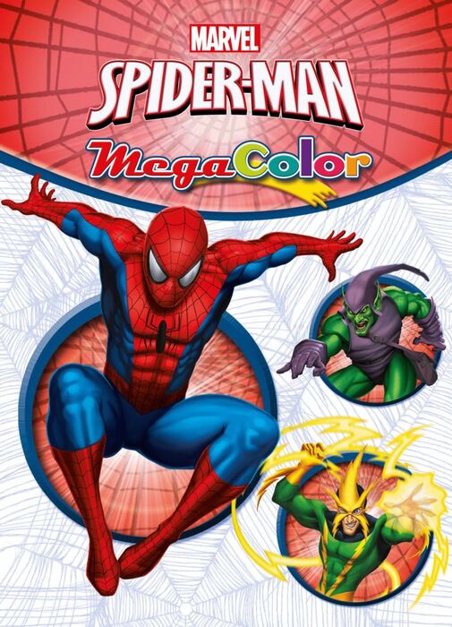 spider-man - megalibro para colorear 2 - con pegatinas. Aa. Vv..